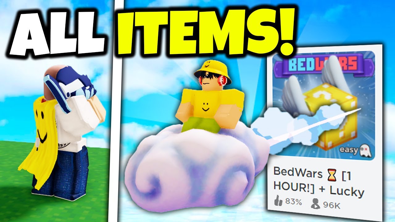 Using FLY POWERS in Roblox Bedwars 