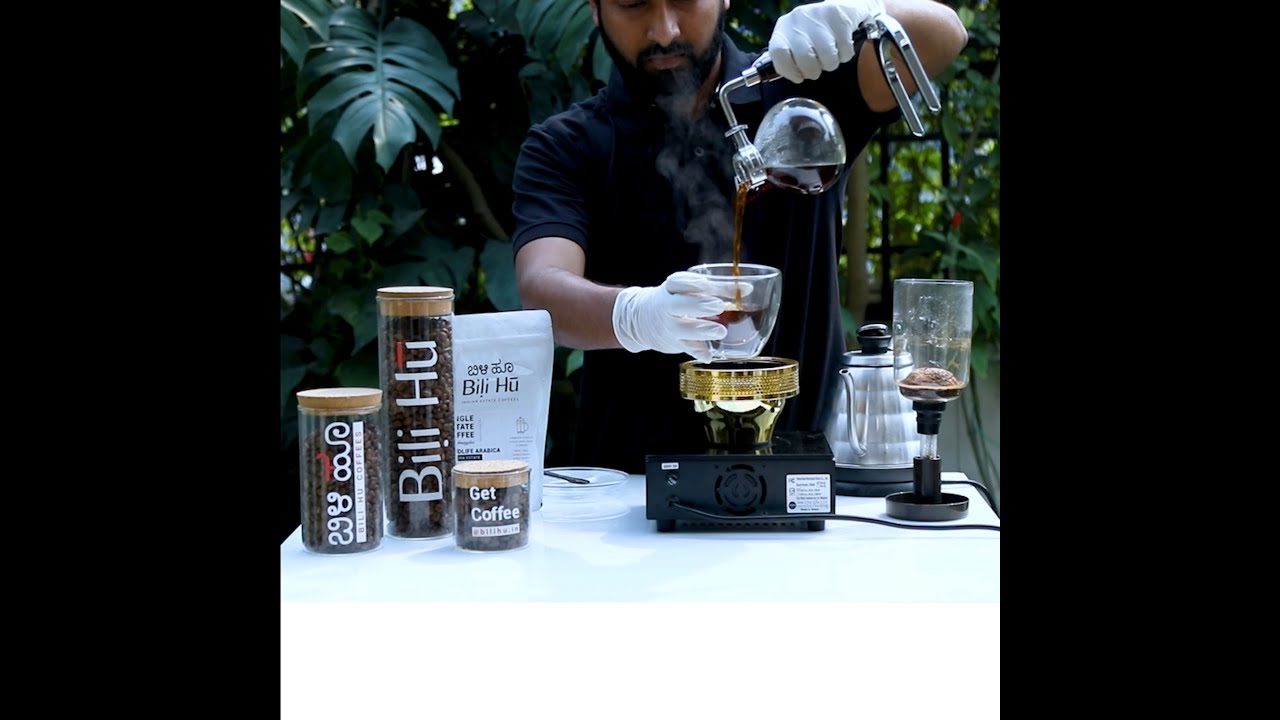 How to brew a perfect cup of Siphon Coffee Bili hu Coffees YouTube