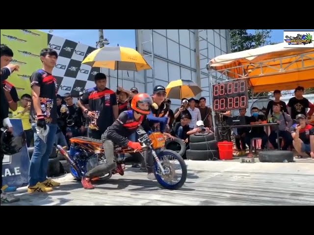 PCX VS XMAX FFA drag bike super open clas || Drag Bike Thailand class=