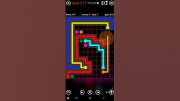 How To Solve Flow Free 11x14 Mega Mania Pack Level 217 Board Walk Through Solution Walkthrough