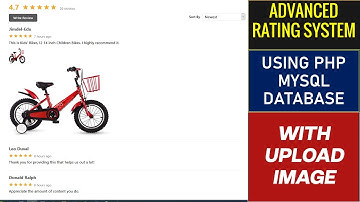 Rating Advanced System With Upload Image Using PHP MySQL Database And JS - Part 1