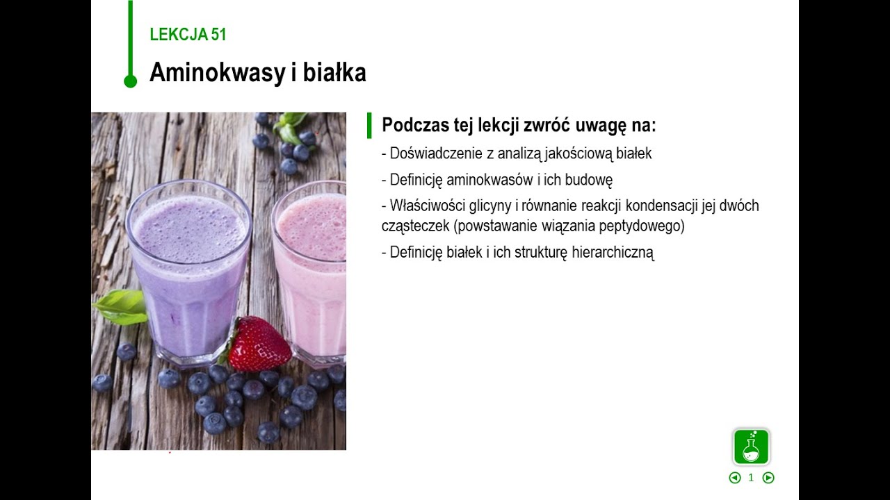 Chemia - klasa 8 - Aminokwasy i białka - YouTube