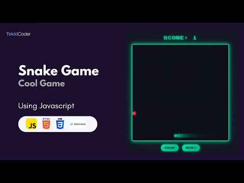 Build Snake Game in JavaScript Classic Snake Game with HTML CSS JS Tutorial coding comment