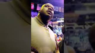 Funny: shaq threatening to beat Kevin hart up????????????