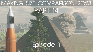 Making Part 14 of Size Comparison 2023 - Episode 1