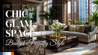 Glam Apartment Decor That Feels Rich Yet Affordable ✨ Sparkling Accents Without Overspend