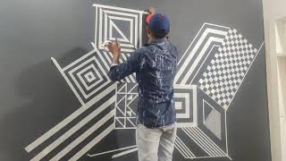 3D Wall painting ideas For Masking Tape Tip&#39;s