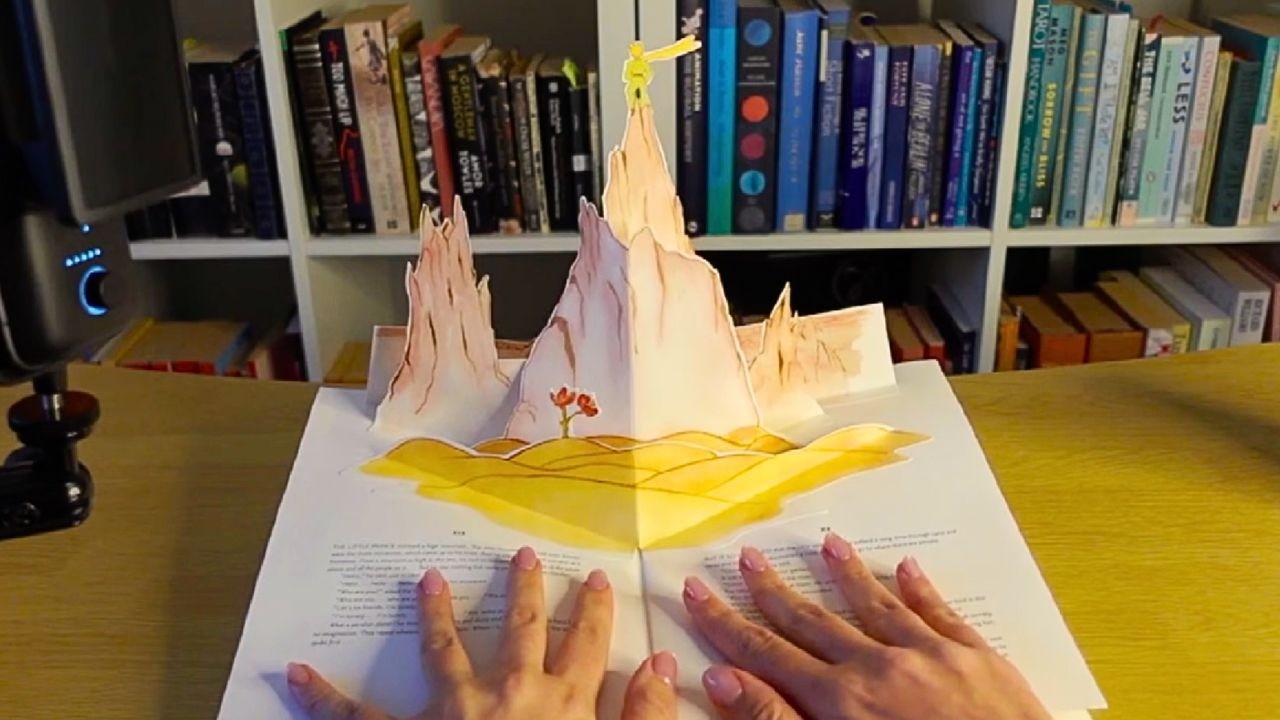 ASMR Pop-Up Book | Page Turning, Paper Sounds & Soft Speaking (The Little Prince)