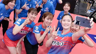 木下アビエル神奈川 vs トップおとめピンポンズ名古屋 ノジマTリーグ2023-2024 女子開幕戦 2023年7月30日 アリーナ立川立飛【卓球Tリーグ公式】