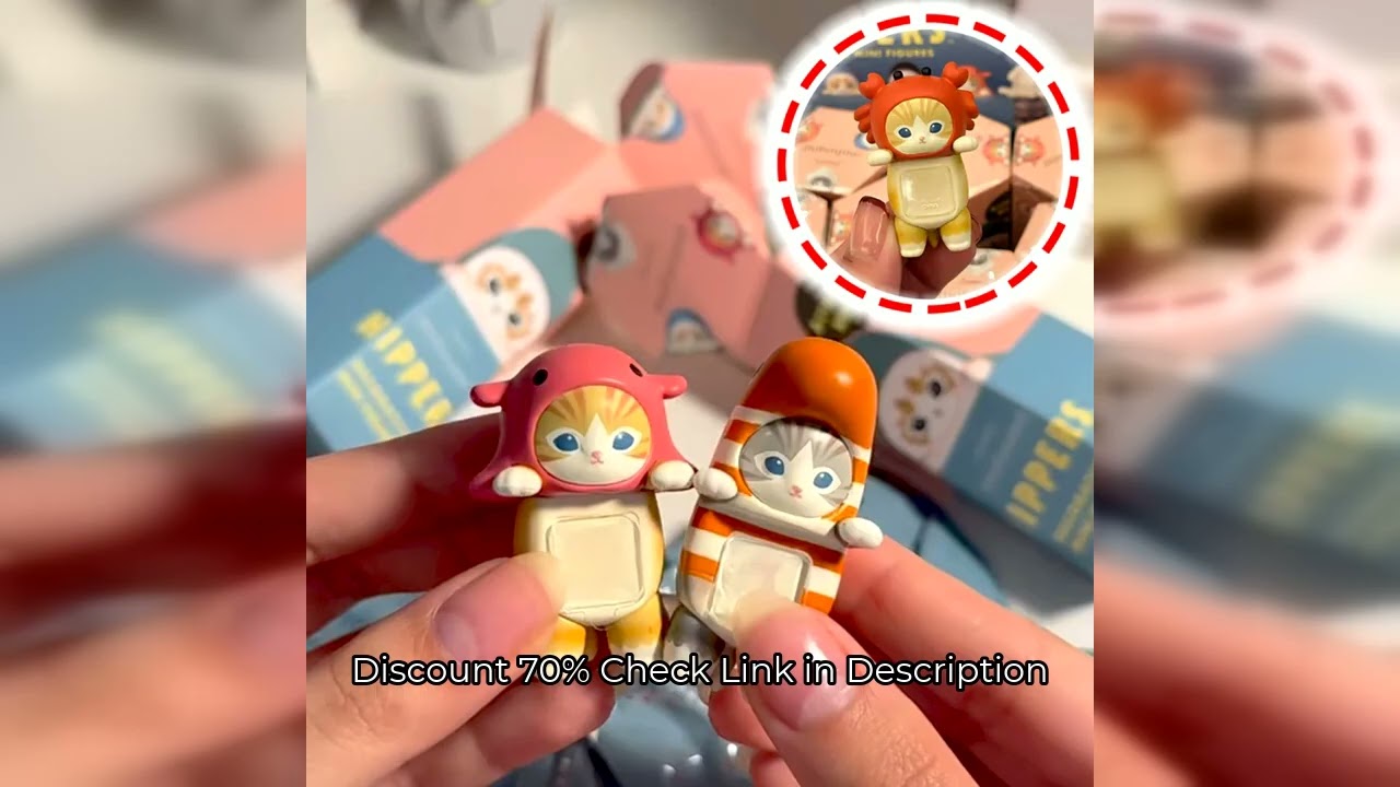 New Mofusand Blind Box Hippers Mini Figure Shark Cat Action Figure Toys For Fans Children Christmas