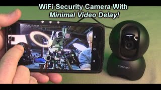 FULL TEST Foscam  R5  5MP 2.4GHz WiFi Home Security Camera with MINIMAL HD VIDEO DELAY!