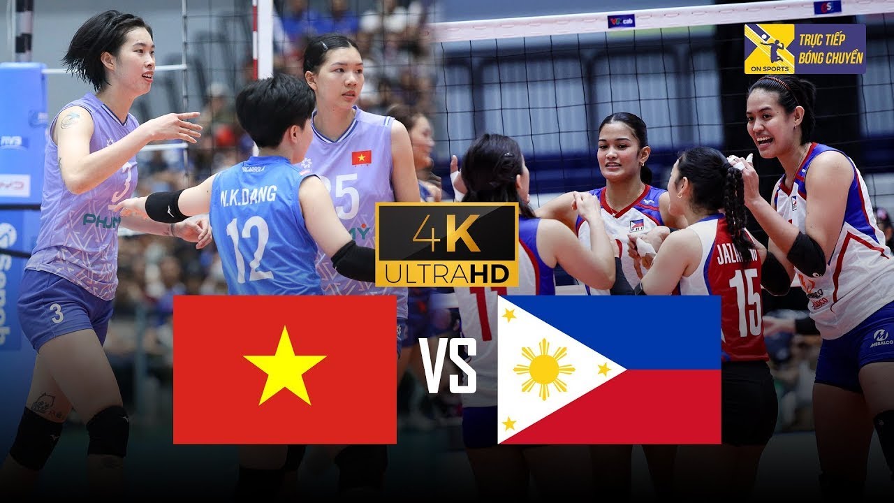 🔴Full 4K | VIETNAM vs PHILIPPINES | Thanh Thúy và Bích Thủy thăng hoa bắn phá không thể chống đỡ