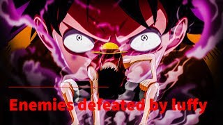 [ONE PIECE] all enemies defeated by Luffy compilation - part one