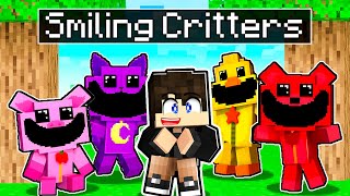 Je me fais ADOPTER par les SMILLING CRITTERS sur Minecraft !