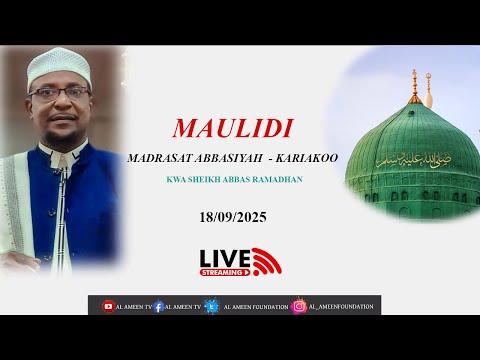 LIVE MAULIDI MADRASATUL ABBASIYA KARIAKOO DSM