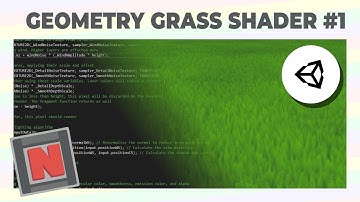 Rendering Grass In Unity URP Using Noise and Geometry Shaders! ✔️ 2020.3 | Game Dev Tutorial