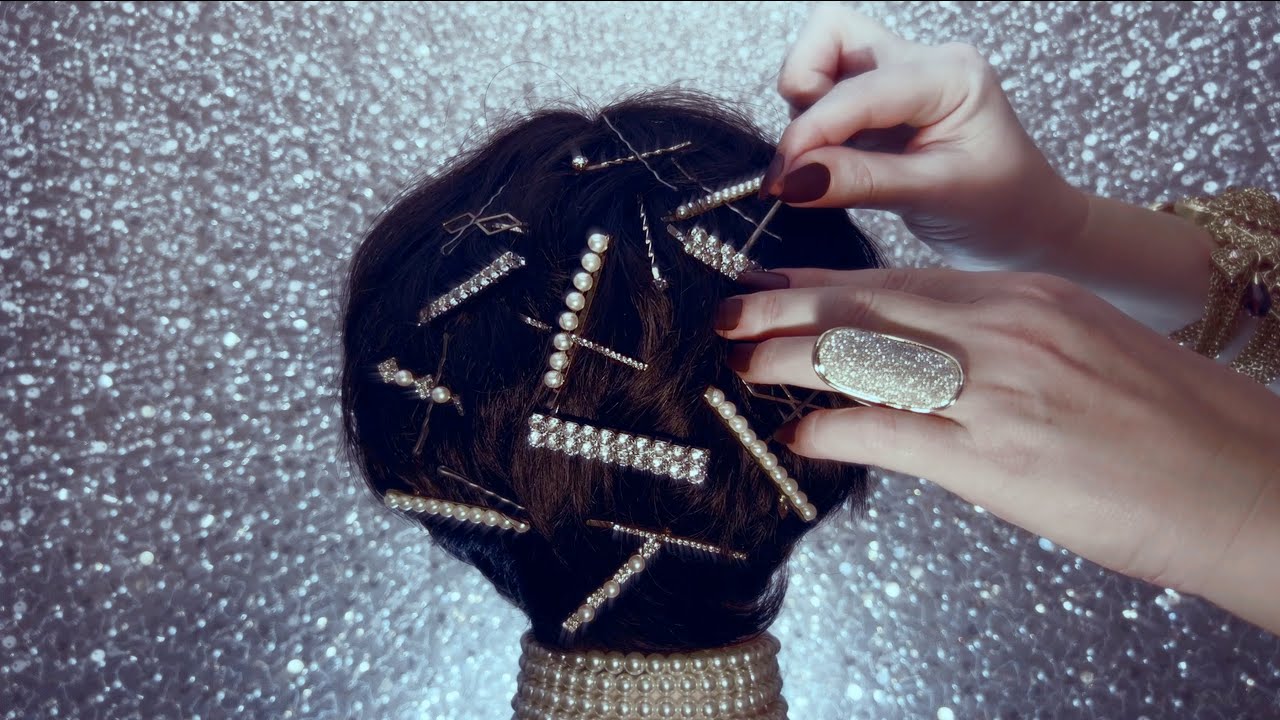 Warning! ASMR With a Lot of Mouth Sounds and Hair Play | ASMR Chewing | ASMR Pinning ❤︎❤︎❤︎