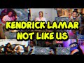 REACTORS GOING CRAZY | KENDRICK LAMAR - NOT LIKE US | UNCUT REACTION MASHUP/COMP