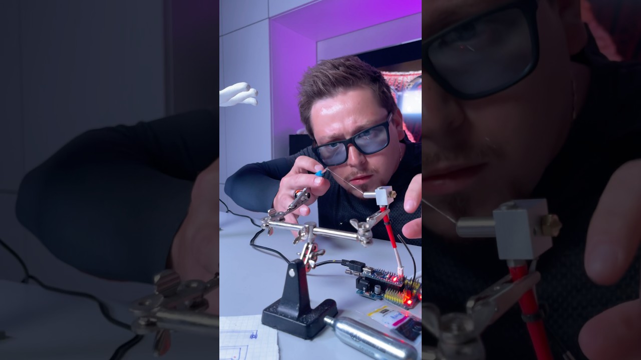 Real web shooter on CO2 