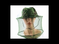 Mosquito fly insect bee fishing mask face protect hat net for fishing hunting survival