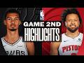 Detroit Pistons Vs San Antonio Spurs Game 2ND Highlights Feb 23 2026 NBA