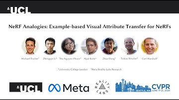 CVPR 2024 - NeRF Analogies: Example-Based Visual Attribute Transfer for NeRFs