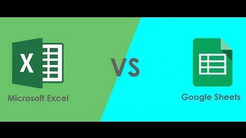 PERBEDAAN MS EXCEL DAN GOOGLE SHEET
