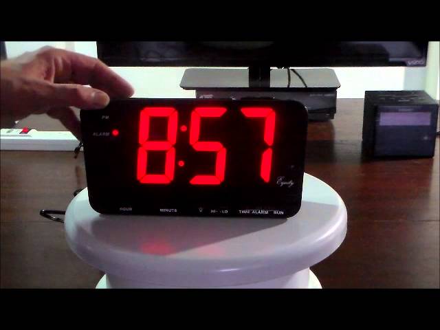 Equity By La Crosse Extra Large Display Electric Led Alarm Clock With 3 Inch Numerals You Electric Led Alarm Clock, Equity Alarm Clock