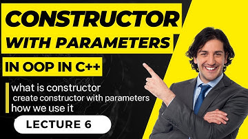 how to create constructor with parameters in object oriented programming in C++ in Hindi/Urdu