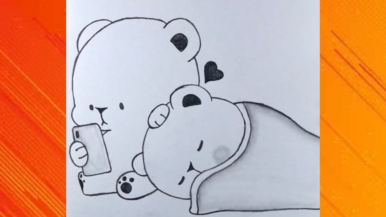 How to draw dudu bubu drawing | drawing | easy step | Anku art 