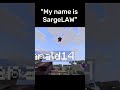 "My name is SargeLAW" ✌️🥀 Minecraft Unstable Smp #shorts #memes