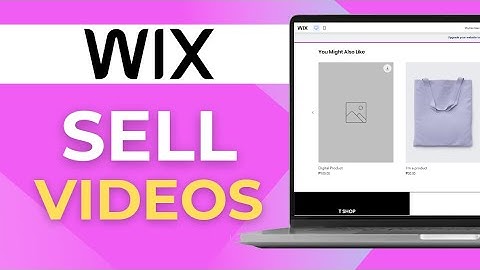 How To Sell Videos Online With Wix  Tutorial