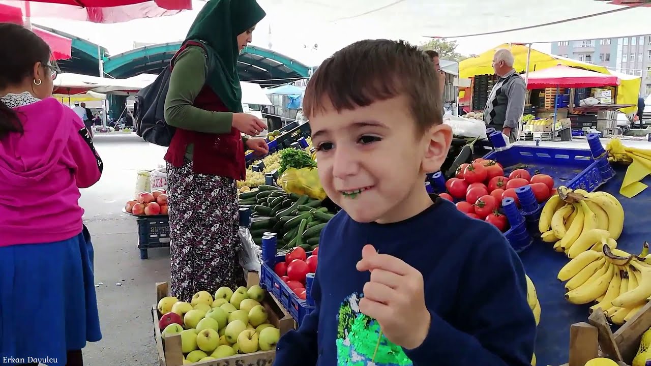 Ailecek Taşköprü cuma pazarına alışverişe geldik