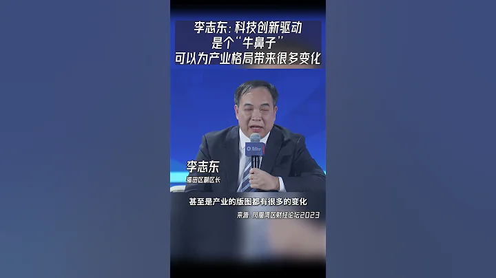 李志东：科技创新驱动是个“牛鼻子”，可以为产业格局带来很多变化#凤凰湾区财经论坛2023 - 天天要闻