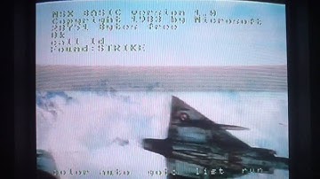 Strike Mission Msx Palcom Laserdisc game Intro