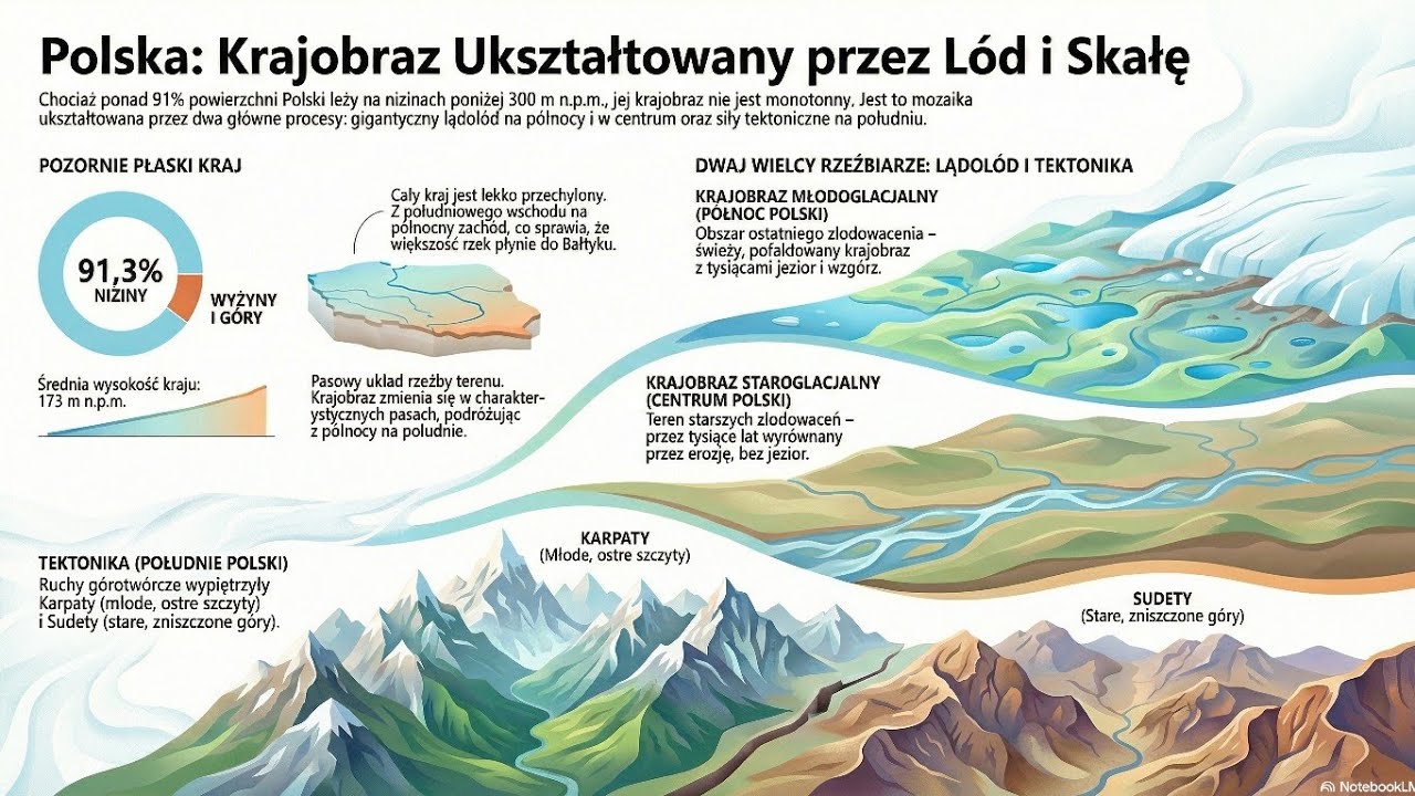 Jak powstała Polska? Geografia, lądolód i rzeźba terenu 