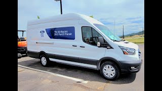 Ford E-transit test drive. POV