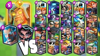 HERO WIZARD TEAM VS ALL TEAMS - Clash Royale Challenge
