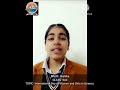 Empowering Women and Girls in Science: A Speech by RKS Student Nishika