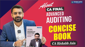 Concise Book For CA Final Advanced Auditing By CA Rishabh Jain