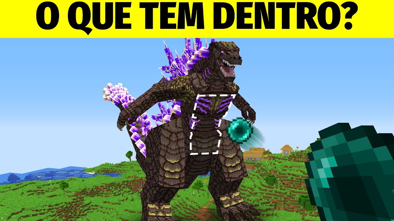 O que tem Dentro do GODZILLA no Minecraft ?