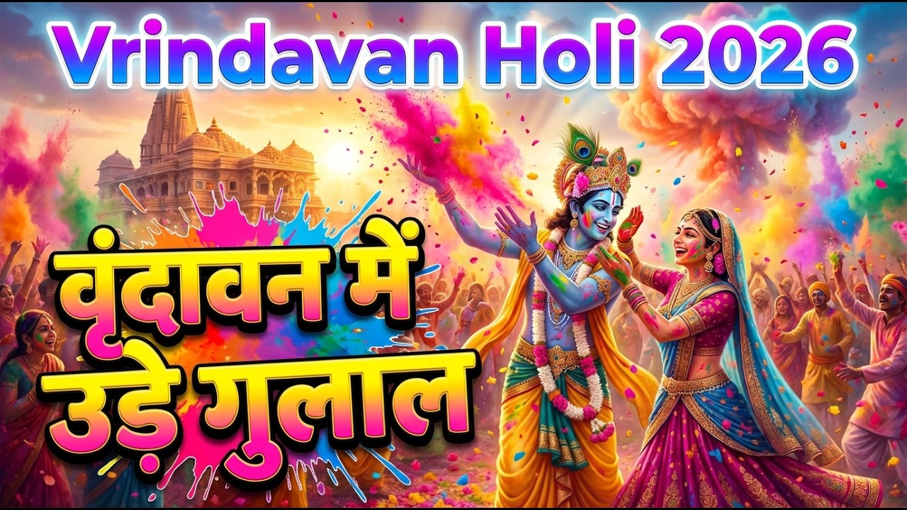 Vrindavan Holi 2026 - वृंदावन में उड़े गुलाल Vrindavan Me Ude Gulal | Superhit Holi Bhajan