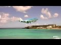 KLM785 747 Landing at SXM over Maho Beach on 2/26/2016