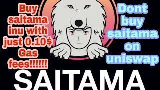 How To Buy Saitama Inu Coin Without Ethereum Gas Fees  Buy saitama With Just 010 Fees On Lbank