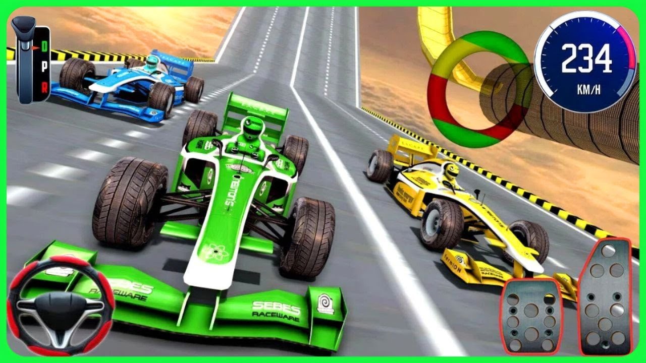F1 Formula Car Ramp Racing - GT Car Stunt Master 3D - Android GamePlay ...