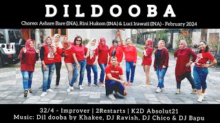 Dildooba Line Dance | Improver | Asbare Bare (INA), Rini Hukom (INA) \u0026 Luci Irawati (INA)