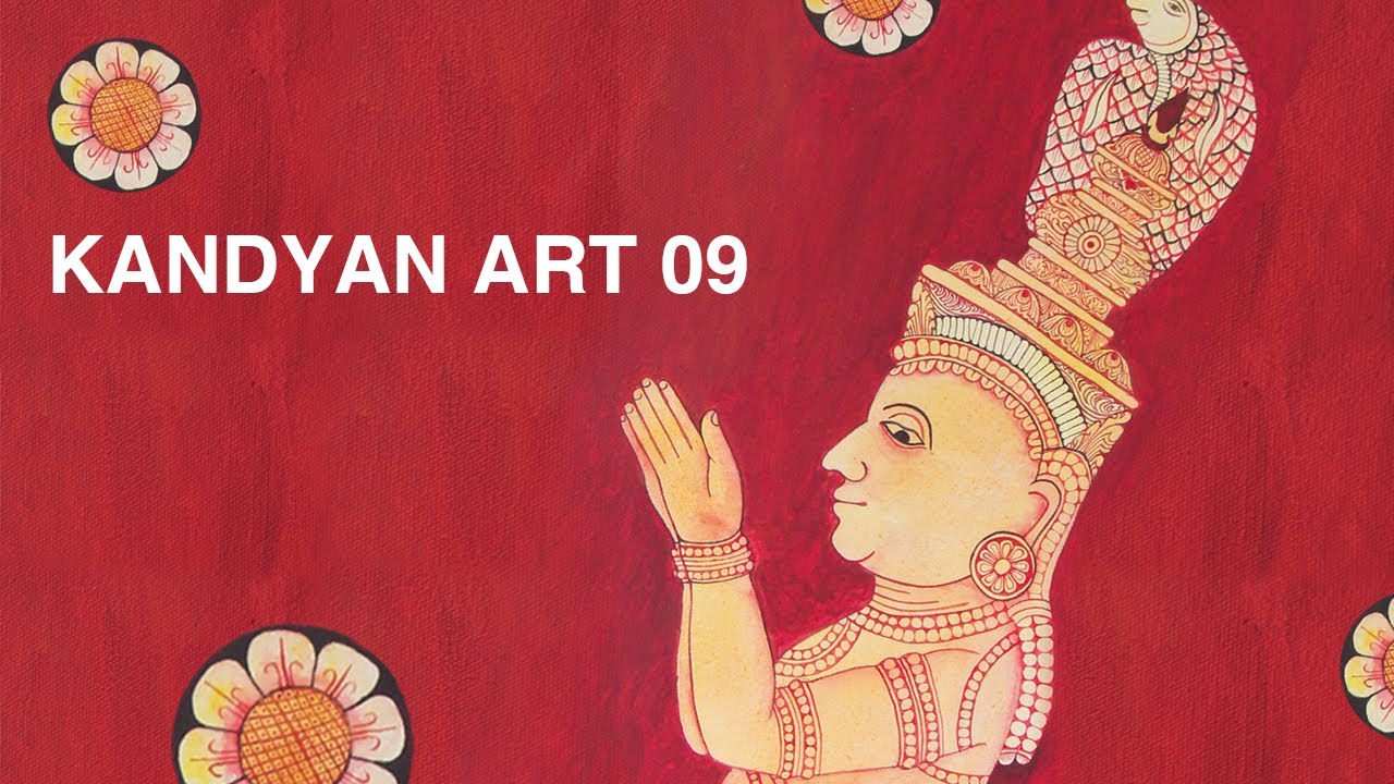 sri lanka kandyan art painting 09