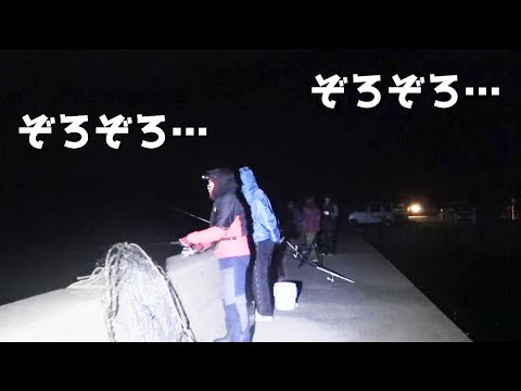 夜の防波堤で釣りしてたら島民が続々と集まって…【離島生活】