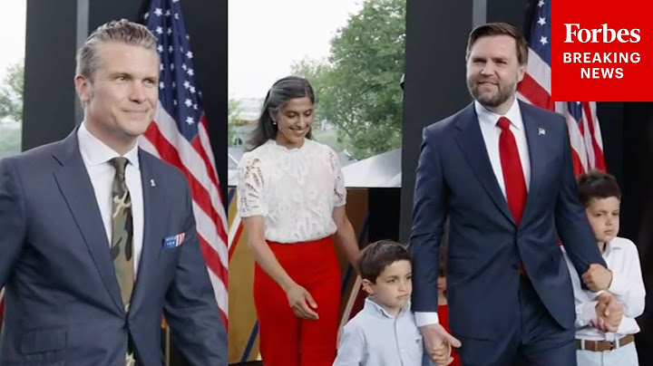 JUST IN: JD Vance, Pete Hegseth Arrive At U.S. Army's 250th Birthday Parade