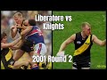 2001 Round 2 | Tony Liberatore vs Matthew Knights EXTENDED, AFL Melee Western Bulldogs vs Richmond